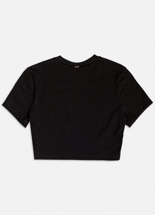 Authoria - Blusa Baby Tee Preta da Kuromi Preto 2