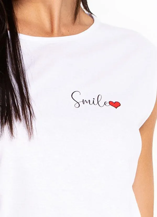 bonprix - Blusa Barra Arredondada Branca 3