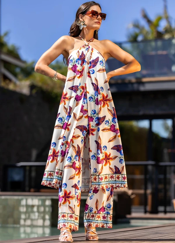 Quintess - Blusa Barrado Floral em Malha Fria 3