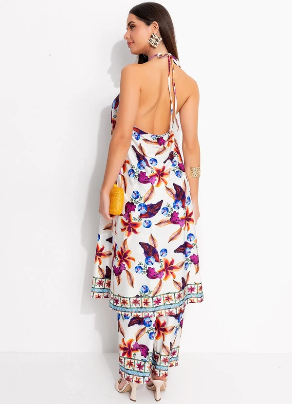 Quintess - Blusa Barrado Floral em Malha Fria 4