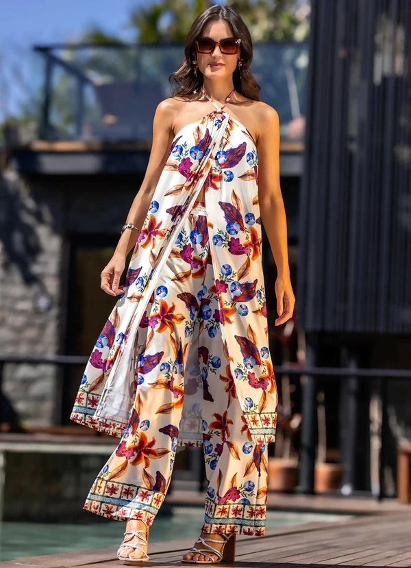 Quintess - Blusa Barrado Floral em Malha Fria 6