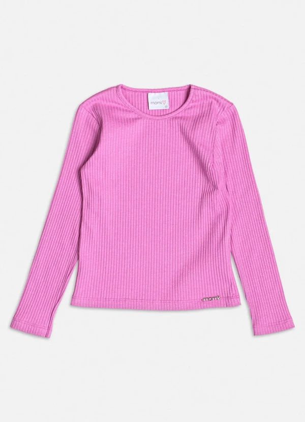 Momi - Blusa Básica Canelada Roxo Mystic Roxo 1