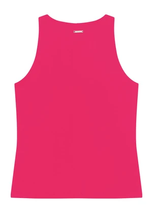 Enfim - Blusa Básica em Malha Rosa - ENFIM