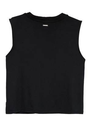 Enfim - Blusa Básica em Viscose Preto - ENFIM
