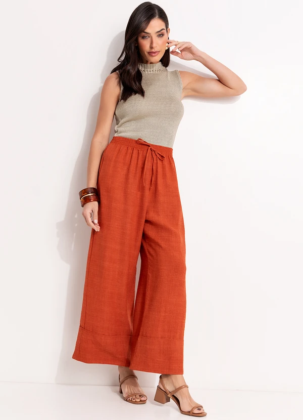 Quintess - Blusa Bege em Tricô