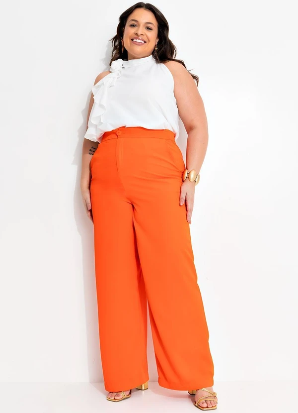 Quintess - Blusa Branca em Crepe Plano 15