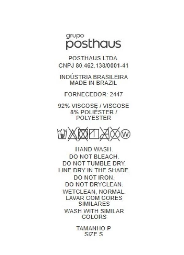 Quintess - Blusa Branca em Tecido Alfaiataria de Viscose 5