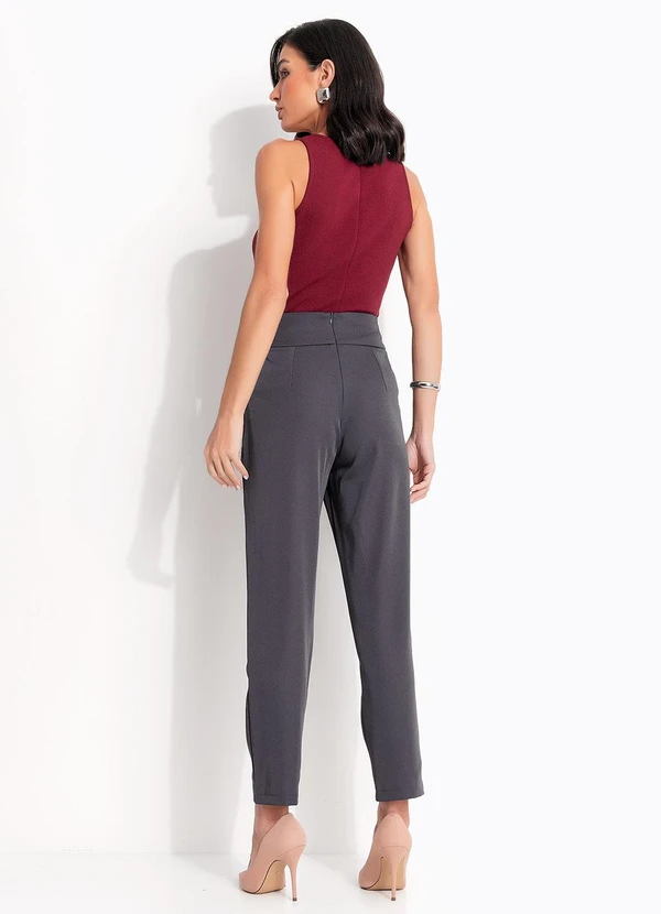 Quintess - Blusa Burgundy em Malha Crepe 4