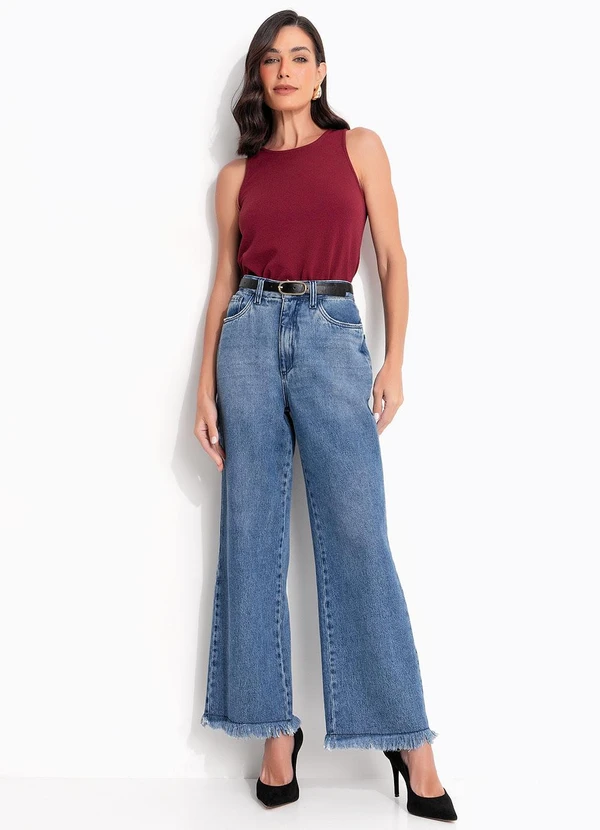 Quintess - Blusa Burgundy em Malha Crepe 2