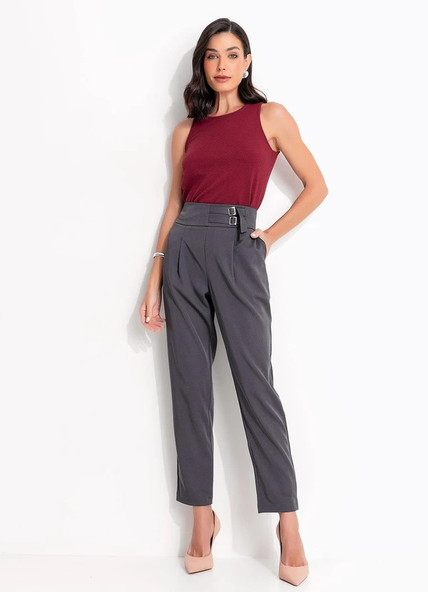 Quintess - Blusa Burgundy em Malha Crepe 6