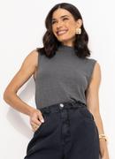 Blusa (chumbo) em moletinho