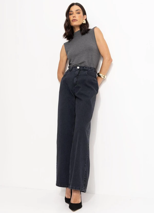 Quintess - Blusa Chumbo em Moletinho 5