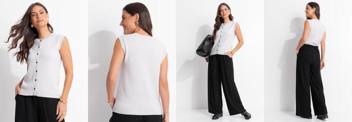 Blusa Cinza Claro Algod�o