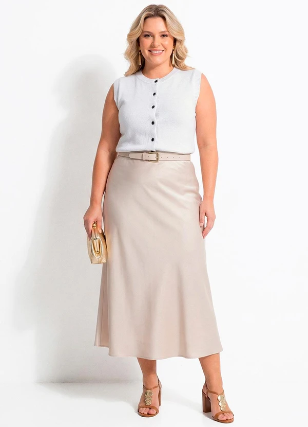 Quintess - Blusa Cinza Claro Algodão 7