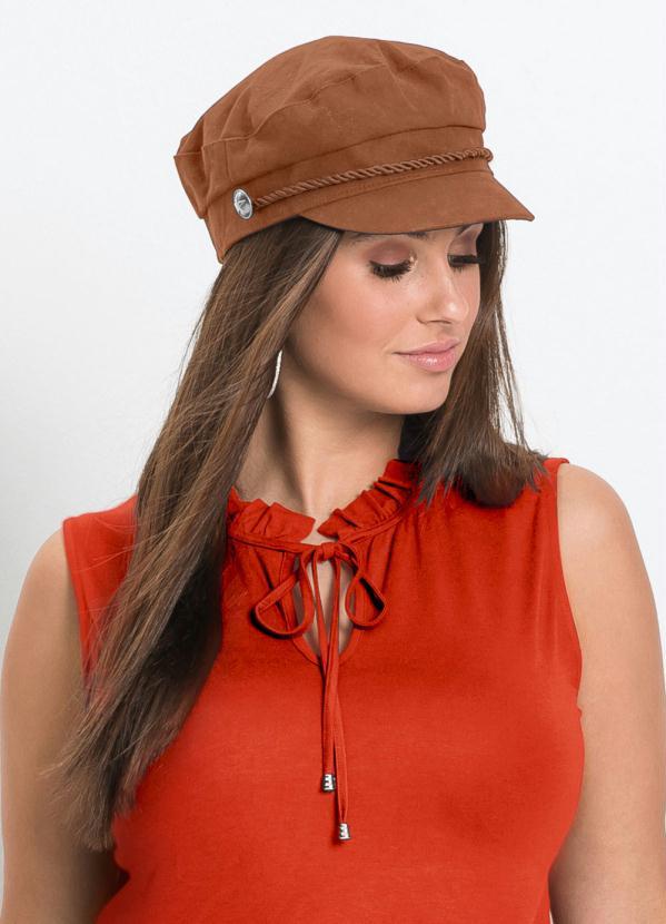 bonprix - Blusa com Babadinhos no Decote Laranja 4