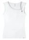 Outlet - Blusa com Nó Lateral Adulto Feminino Azul - variação: Branco