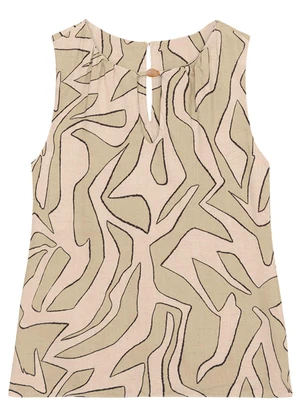Malwee - Blusa Comfort Orgânica Areia - MALWEE