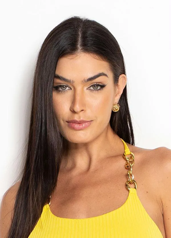 Queima Estoque - Blusa de Alça Amarelo 3