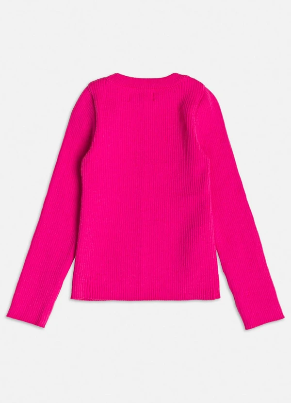 Momi - Blusa de Tricot Básica Pink Rosa 2