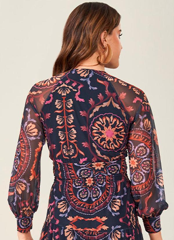 Doce Trama - Blusa Feminina Azul 2