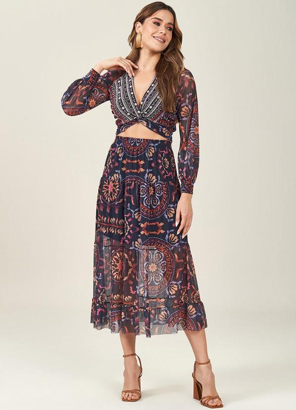 Doce Trama - Blusa Feminina Azul 5