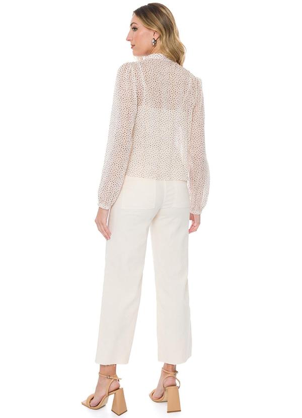 Doce Trama - Blusa Feminina Bege 4