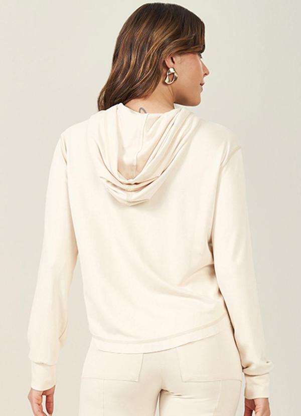 Doce Trama - Blusa Feminina Bege 2