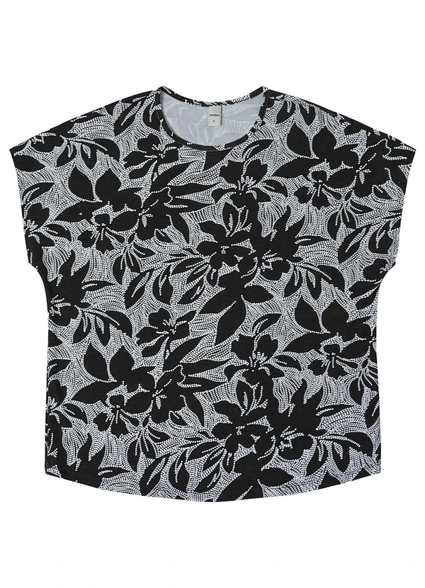 Rovitex - Blusa Feminina em Viscotorcion Preto 2
