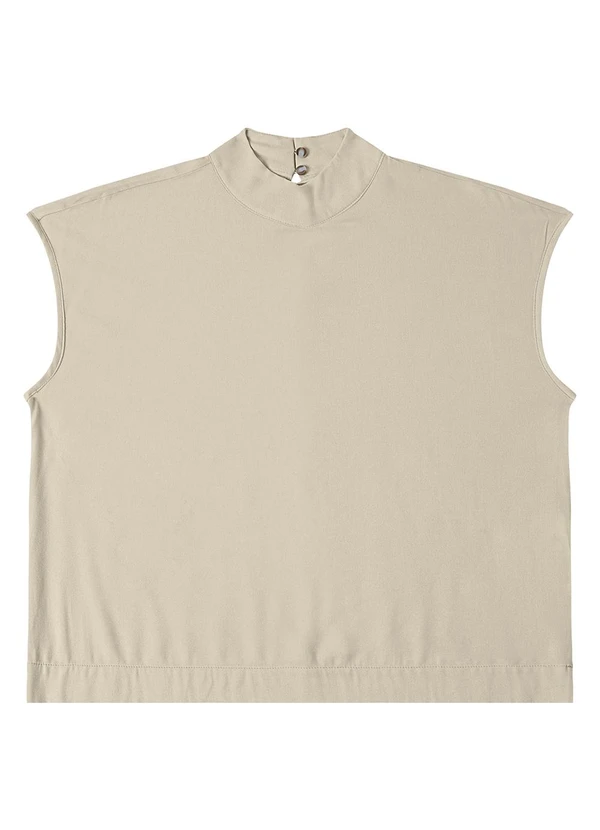 Endless - Blusa Feminina Gola Alta Bege 3