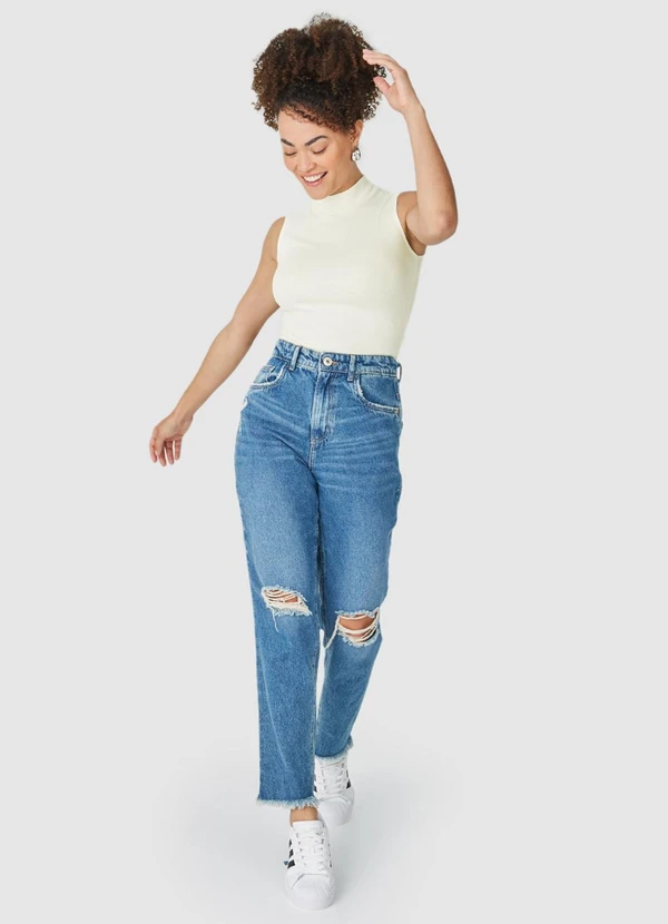 Malwee - Blusa Feminina Justa em Ribana Bege 3