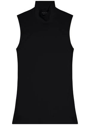Malwee - Blusa Feminina Justa em Ribana Preto - MALWEE
