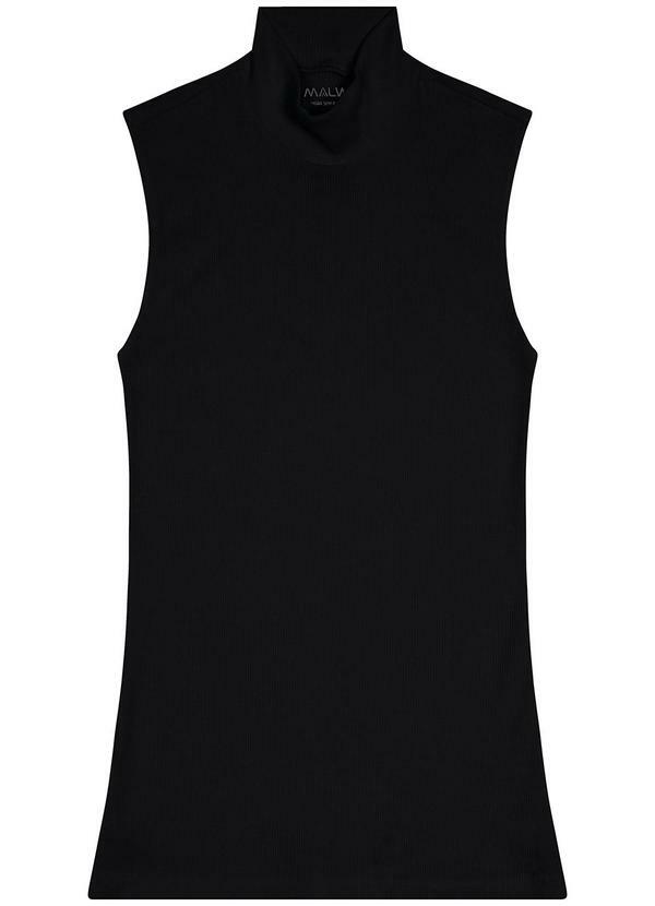 Malwee - Blusa Feminina Justa em Ribana Preto