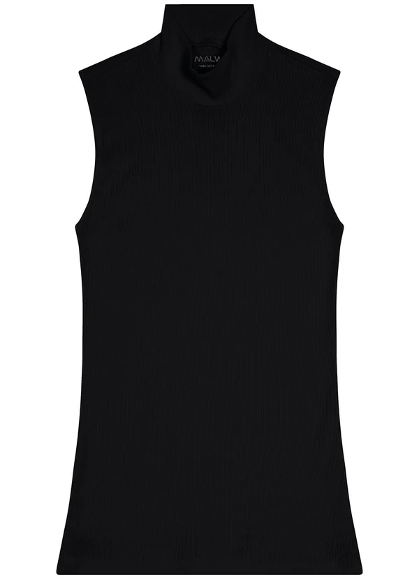 Malwee - Blusa Feminina Justa em Ribana Preto
