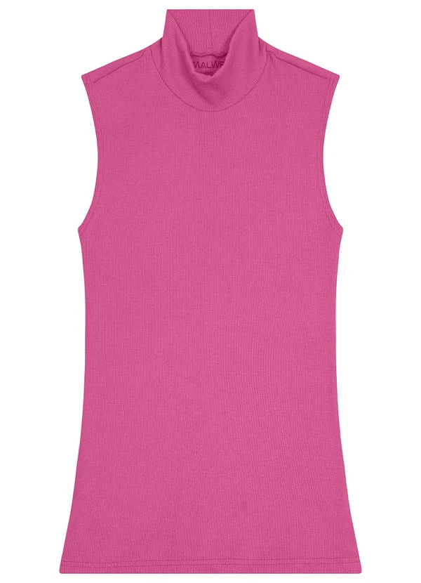 Malwee - Blusa Feminina Justa em Ribana Rosa
