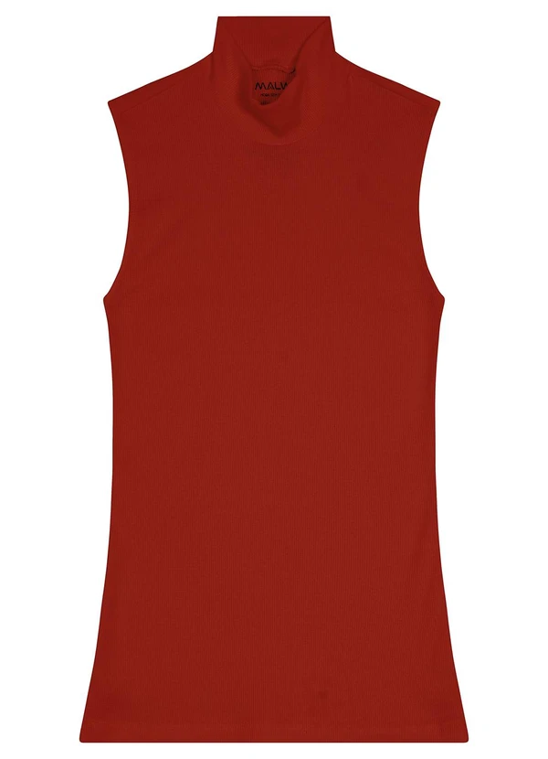 Malwee - Blusa Feminina Justa em Ribana Terracota