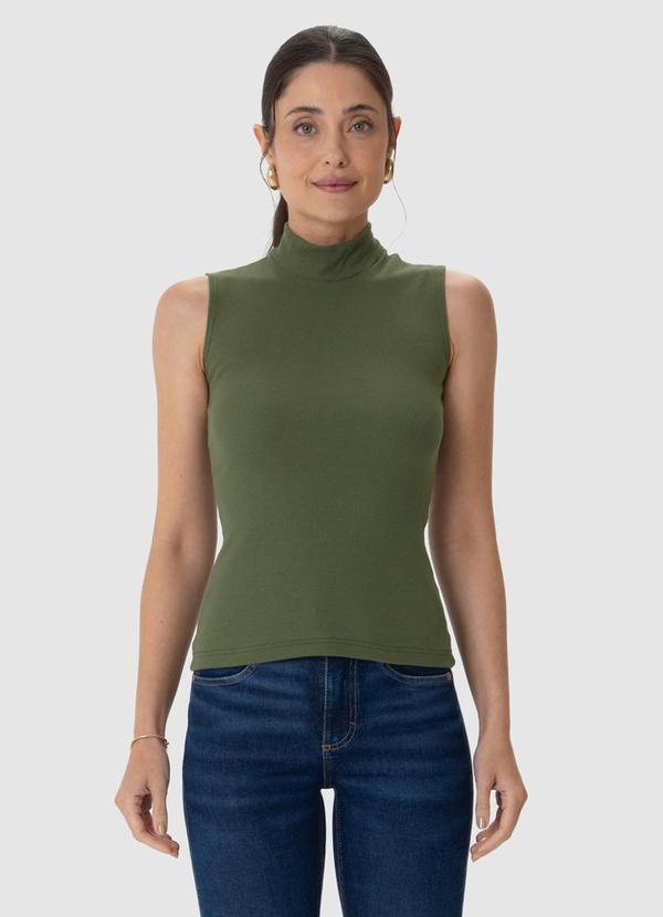 Malwee - Blusa Feminina Justa em Ribana Verde