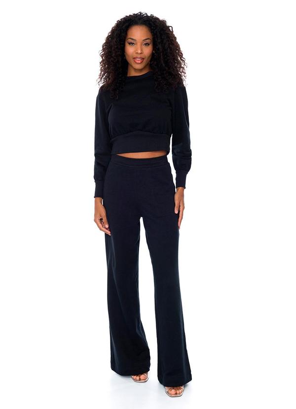 Doce Trama - Blusa Feminina Preto 3