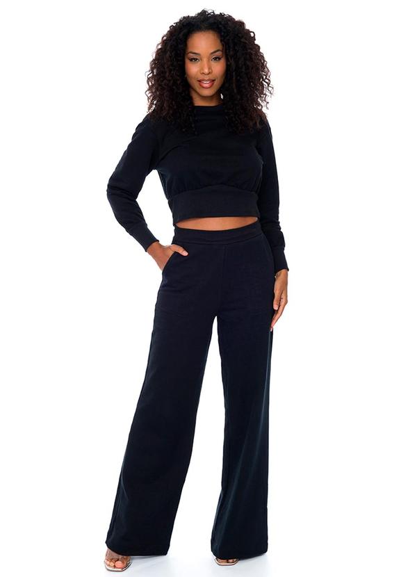 Doce Trama - Blusa Feminina Preto 5