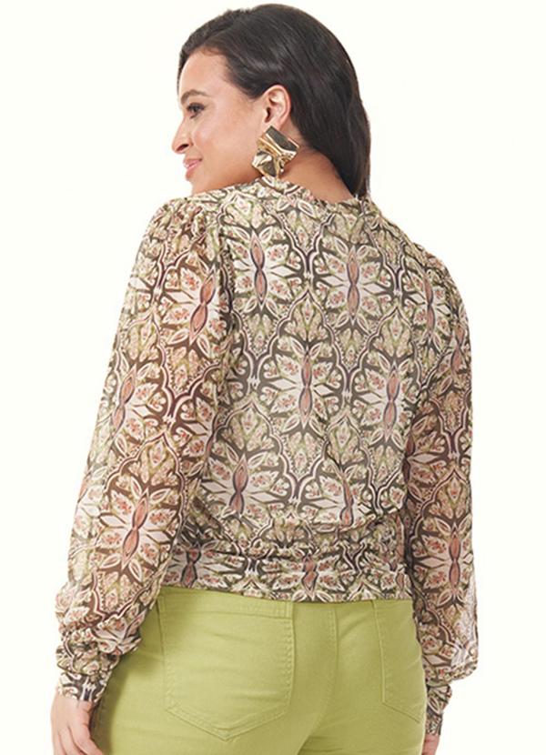 Lisamour - Blusa Feminina Verde 2