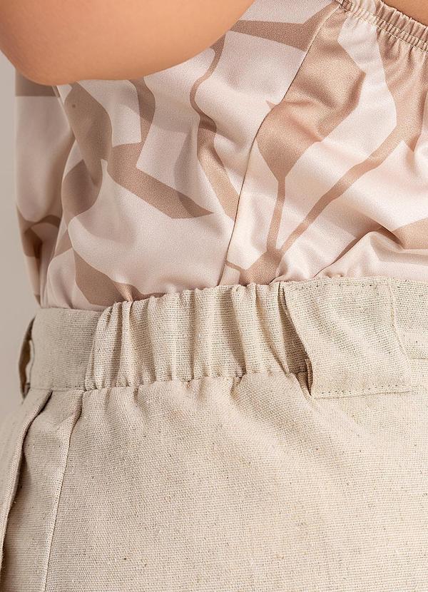 Quintess - Blusa Floral Abstrato em Malha Crepe 19