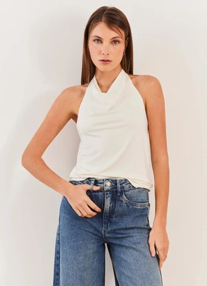 Sofie - Blusa Frente Única com Gola Degagê Fluid Bloom - S - SOFIE