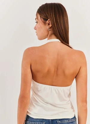 Sofie - Blusa Frente Única com Gola Degagê Fluid Bloom - S - SOFIE