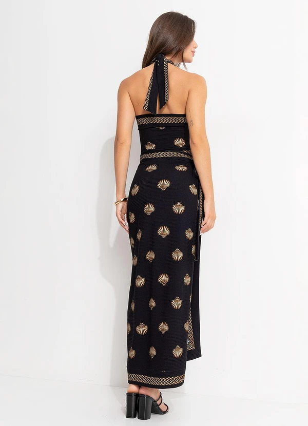 Farm - Blusa Frente Única Conchita Preto 2