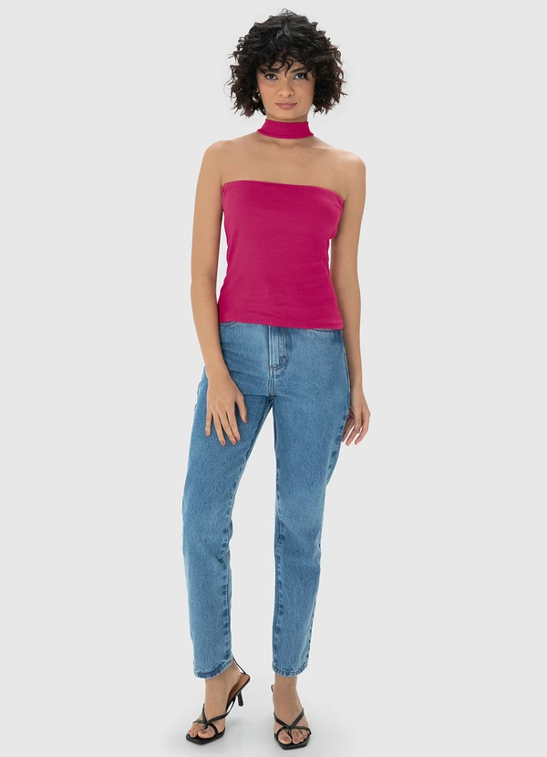 Enfim - Blusa Fúcsia Justa em Ribana 4