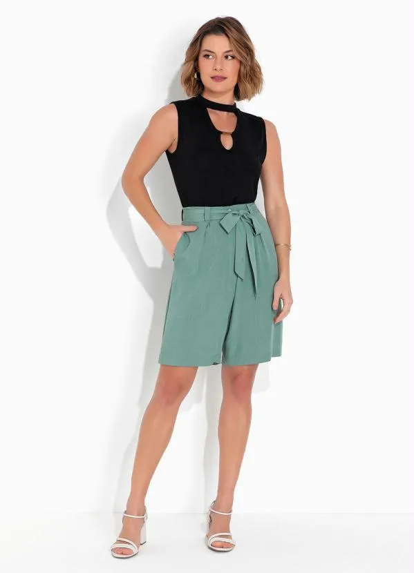 bonprix - Blusa Gola Chocker Preta 3