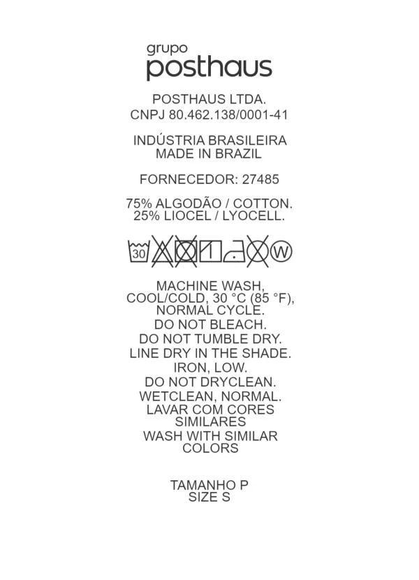 Quintess - Blusa Jeans Claro em Jeans 14