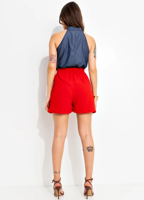 Bimini - Blusa Jeans Médio em Jeans Leve 4