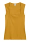 Malwee - Blusa Justa Canelada Verde - variação: Amarelo