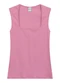 Malwee - Blusa Justa Canelada Verde - variação: Rosa