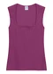 Malwee - Blusa Justa Canelada Verde - variação: Roxo